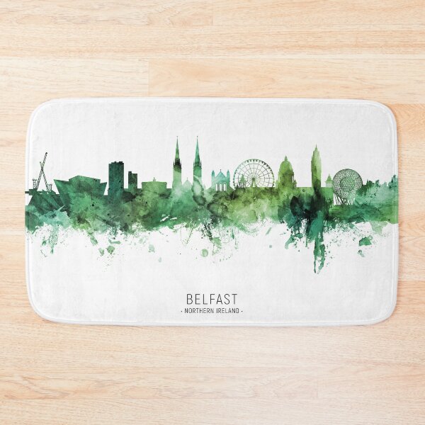 Item preview, Belfast Northern Ireland Skyline designed and sold by ArtPrints.