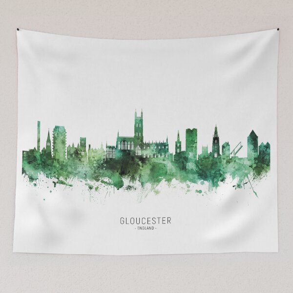 Item preview, Gloucester England Skyline designed and sold by ArtPrints.
