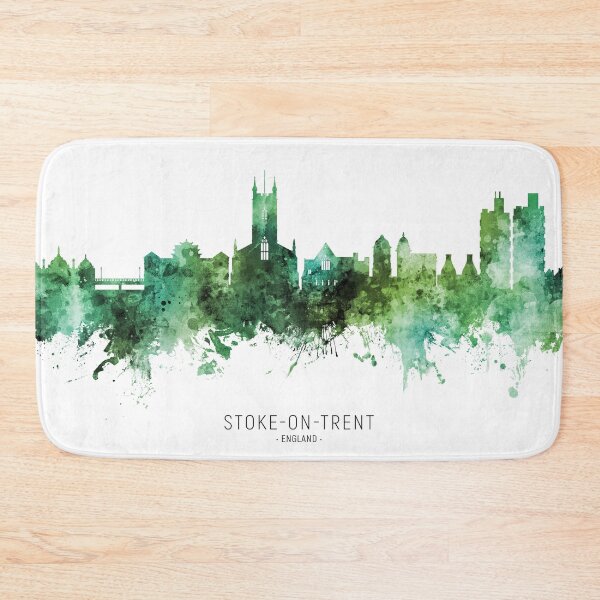 Item preview, Stoke-on-Trent England Skyline designed and sold by ArtPrints.