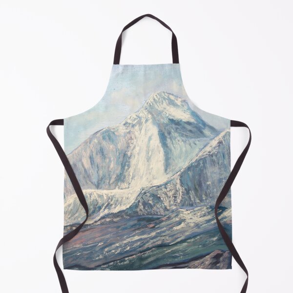 Item preview, Dhaulagiri Massif Original Nepal Mountain Landscape Oil Painting  designed and sold by NinoPonditerra.