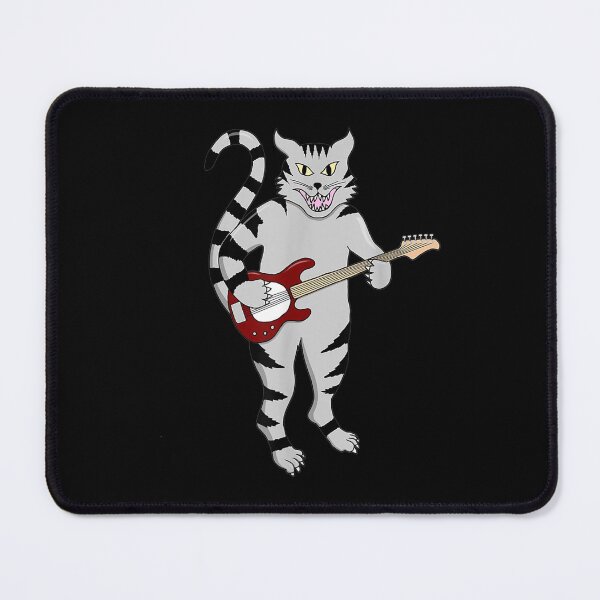 Item preview, Cat Guitar Player Kitten Guitarist Rock Punk Bass Bassist designed and sold by irmansw.