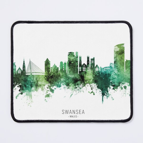 Item preview, Swansea Wales Skyline designed and sold by ArtPrints.