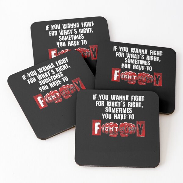 Item preview, Pretty Funny Casual Summer Quote Sometimes You Have To Fight Dirty Gift Movie Fans designed and sold by WoodworkerPaten.