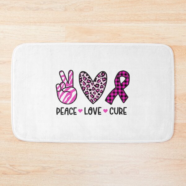 Item preview, Peace love cure Breast Cancer designed and sold by tuyetnhung98.