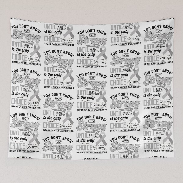 Item preview, STRONG BRAIN CANCER AWARENESS designed and sold by tuyetnhung98.