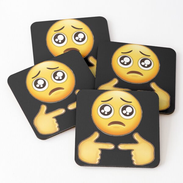 Item preview, Cute pleading emoji designed and sold by vyascreations.