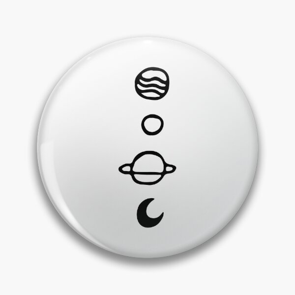 Item preview, Planetary Alignment Doodle Black Outline designed and sold by lineartdesigns.