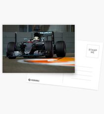 Lewis Hamilton Formula 1 Postcards