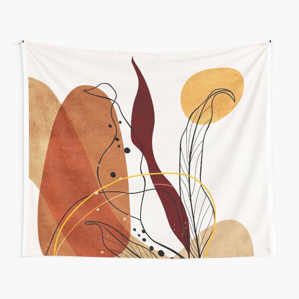 Item preview, Abstract Boho Leaves 2 designed and sold by SurfolioPrints.
