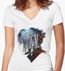 N 0 C T I S Women's Fitted V-Neck T-Shirt