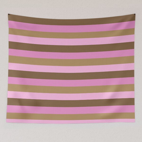 Item preview, Brown Pink Stribes designed and sold by GaliYoga.