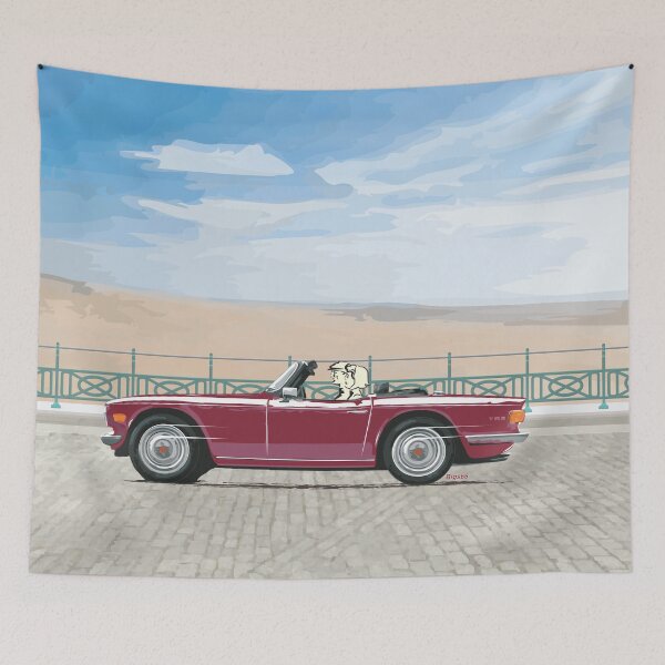 Item preview, UK Damson Red colour TR6 – the Classic British Sports Car designed and sold by Bigs66.