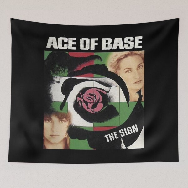 Item preview, blackwhitereddesign pop rock heavy metal country band ace of base Classic designed and sold by MarrenaeWilliam.