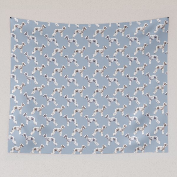 Item preview, Bedlingto' The Groove - Bedlington Terrier Dog Pattern designed and sold by Amber Westwood.