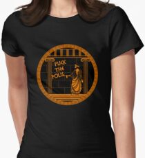 Fuck the Polis Women's Fitted T-Shirt