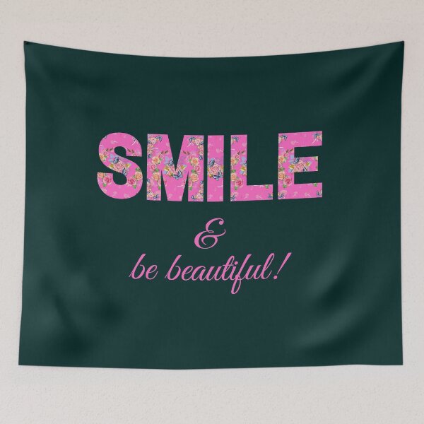 Item preview,  motivational positive quote for happiness floral rose butterflies designed and sold by TheSeasonalYard.