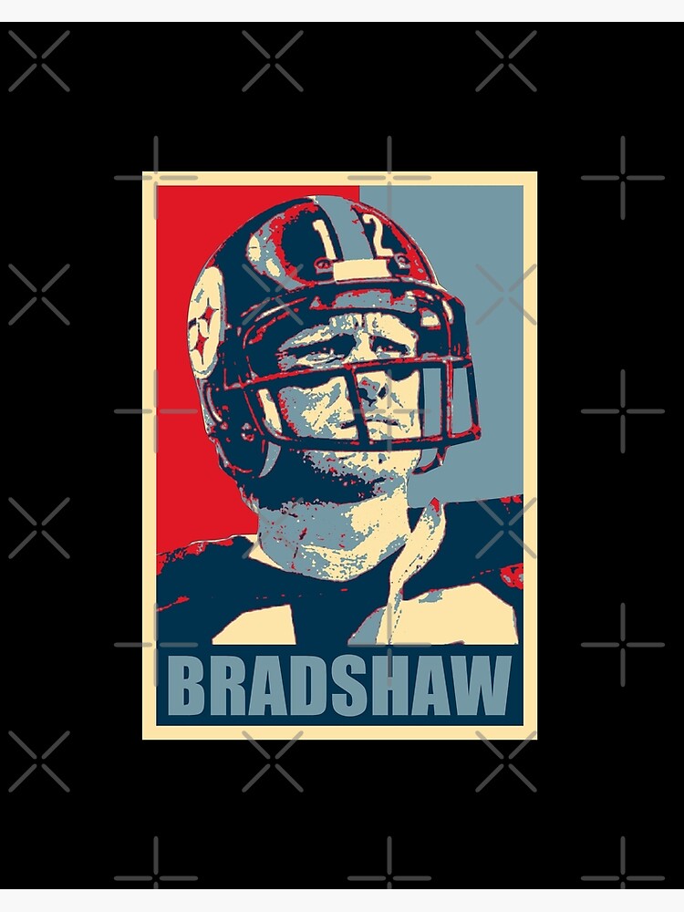 Terry Bradshaw Pittsburgh Steelers Art Canvas Print / Canvas Art