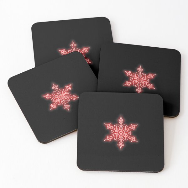 Item preview, Glowing Red Snowflake designed and sold by TheScraggyBeard.
