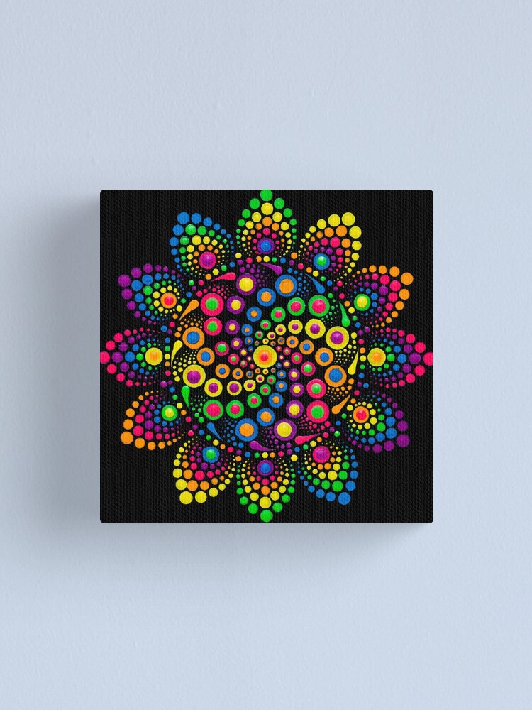 Dot Art Mandala 12x12 Canvas 