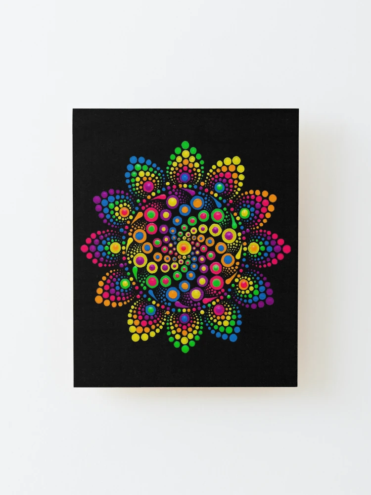 Baby Pink Mandala Dot Art Sticker for Sale by FaerieRealm