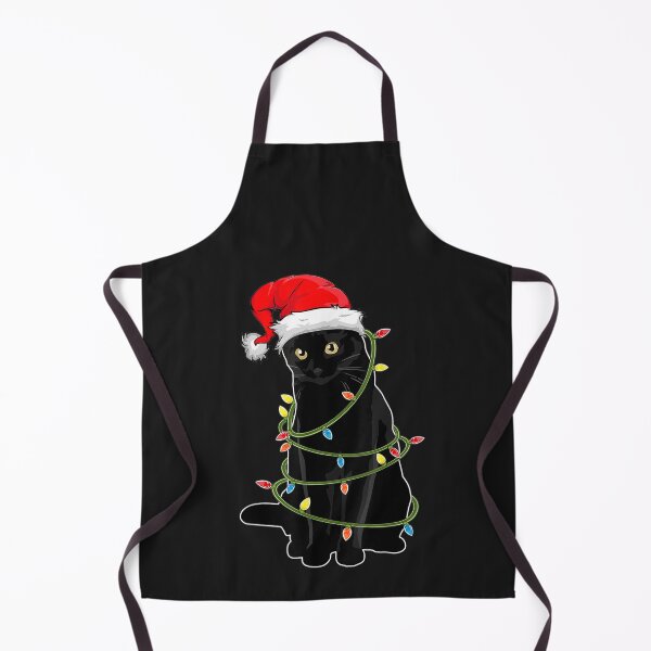 Item preview, Christmas Cat Shirt For Men Black Cat Christmas Pajama Women T-Shirt designed and sold by Bobby-Bancel.