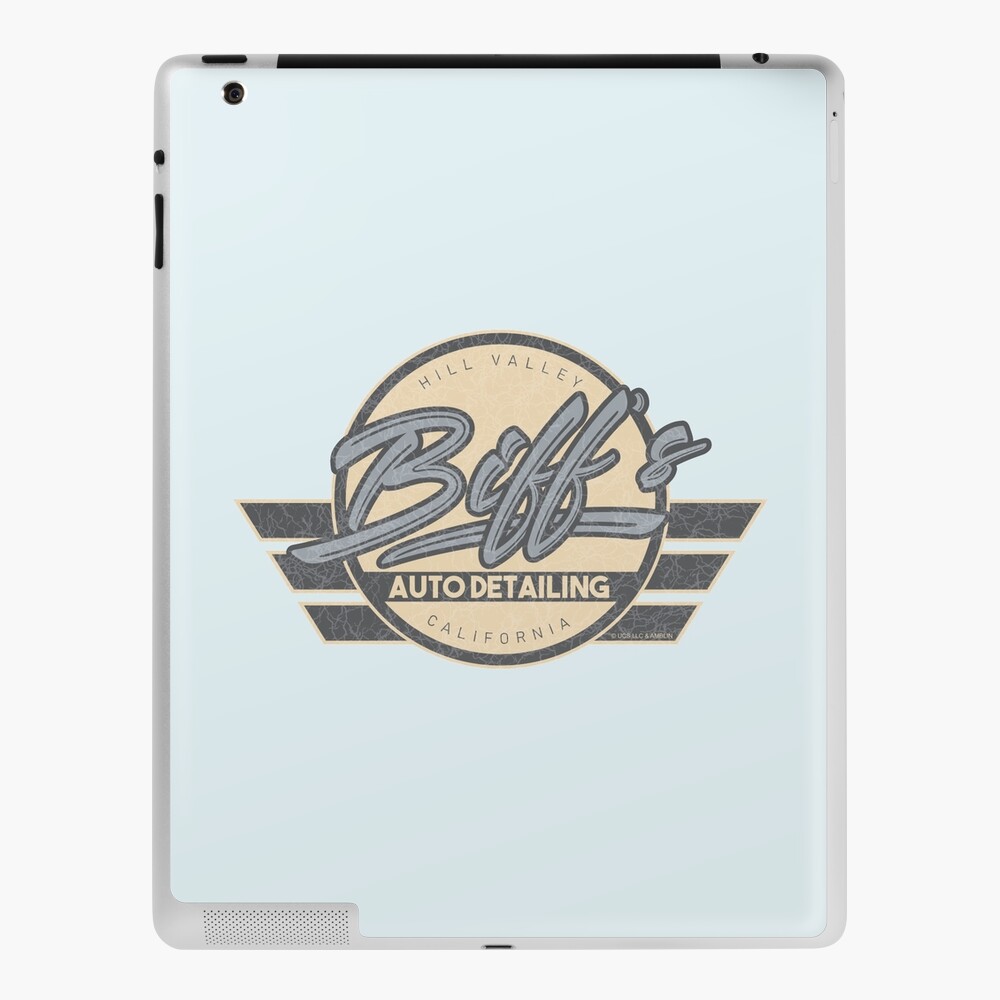 Biff's Auto Detailing Distressed. Back To The Future Movie iPad Case & Skin  for Sale by PrintStopStudio
