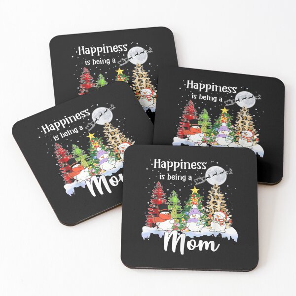 Item preview,  Happiness Being Mom Leopard Christmas Tree Snowman designed and sold by idabry.