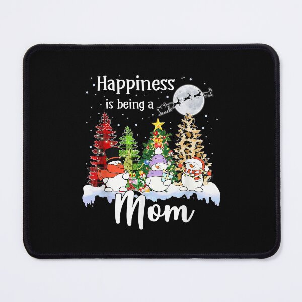 Item preview, Happiness Being Mom Leopard Christmas Tree Snowman designed and sold by idabry.