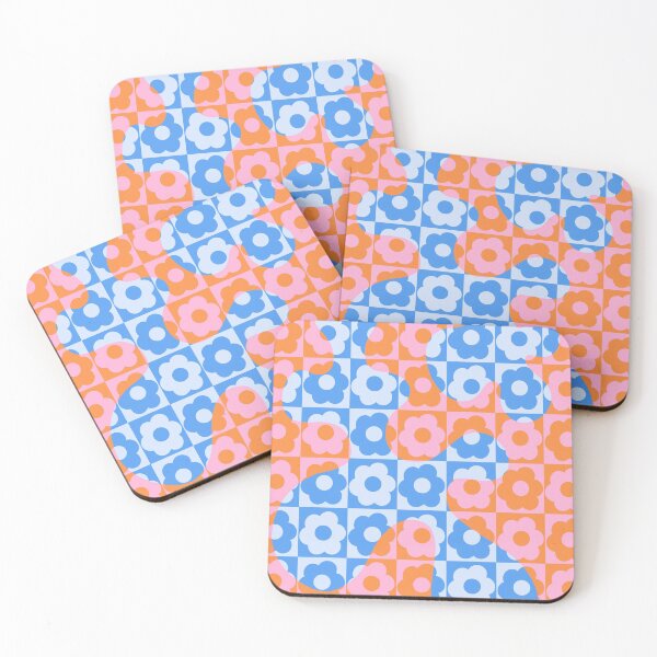 Item preview, Splash Floral Checker Rosa Azul designed and sold by JodiFeddon.