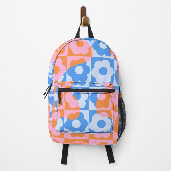 Artikelvorschau, Splash Floral Checker Rosa Blau entworfen und verkauft von JodiFeddon.