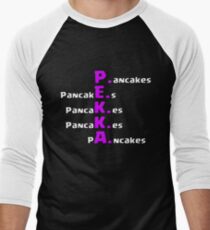 PEKKA Pancakes Men's Baseball ¾ T-Shirt