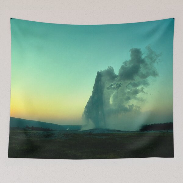 Artikelvorschau, Old Faithful bei Sonnenuntergang entworfen und verkauft von Kathy Weaver.