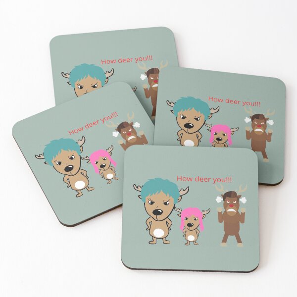 Item preview, How Deer You - Comical and Cute deer family for animal lovers designed and sold by haRexia.
