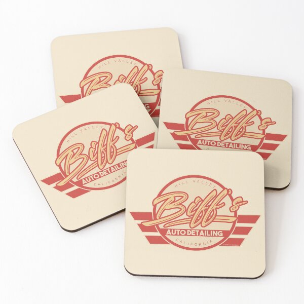 Item preview, Biff's Auto Detailing in Red. Back To The Future Movie designed and sold by PrintStopStudio.