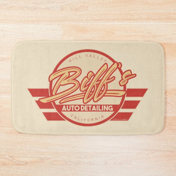 Item preview, Biff's Auto Detailing in Red. Back To The Future Movie designed and sold by PrintStopStudio.