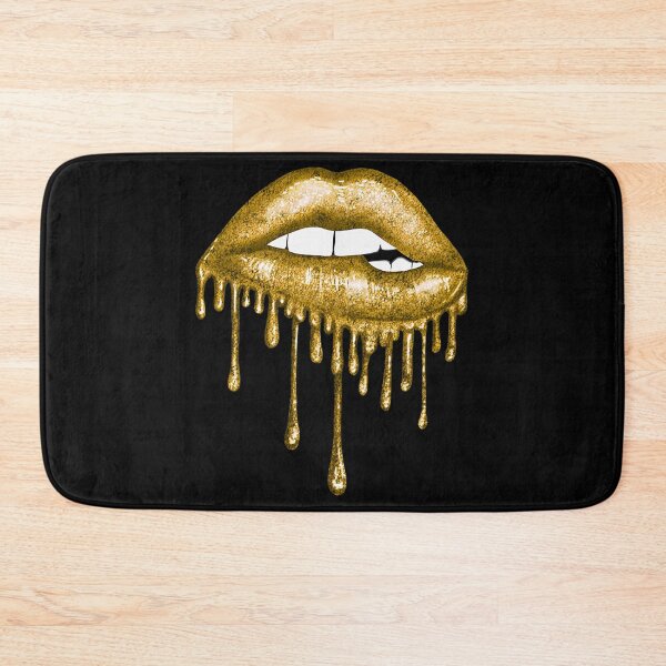 Item preview, Lips T-ShirtDrip Gold Lips designed and sold by BoonMuriel.