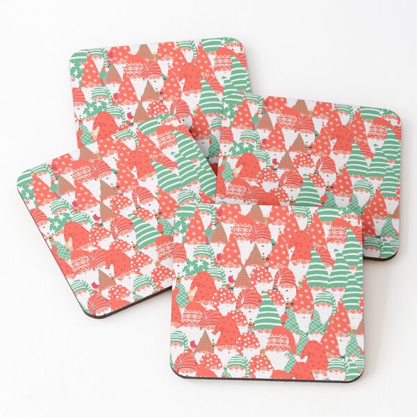 Item preview, Cute Santas All Over Pattern Version II designed and sold by nouveaudecor.