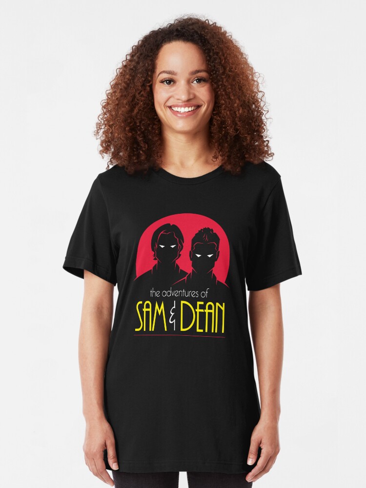Alternate view of Sam and Dean: The Animated Series Slim Fit T-Shirt