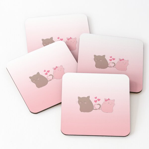 Item preview, Lovely cat couple| Cat couple ideas| Best gifts for cats lovers designed and sold by Karry-Pat.