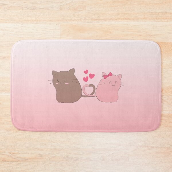 Item preview, Lovely cat couple| Cat couple ideas| Best gifts for cats lovers designed and sold by Karry-Pat.