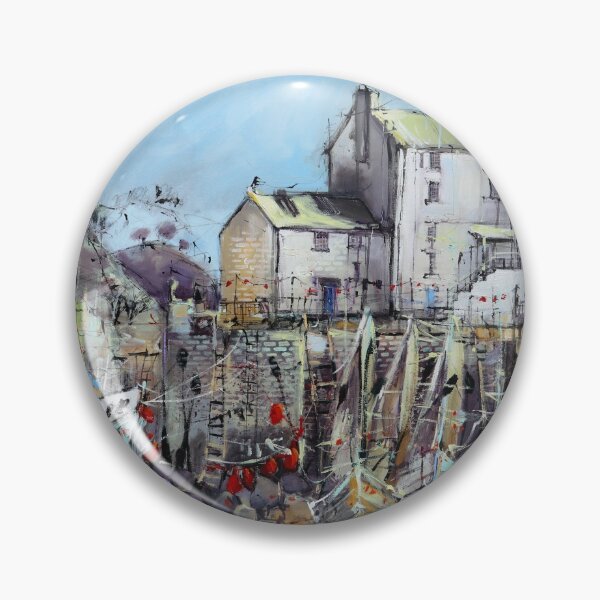 Item preview, Polperro Harbour Cornwall designed and sold by Artbyirina.