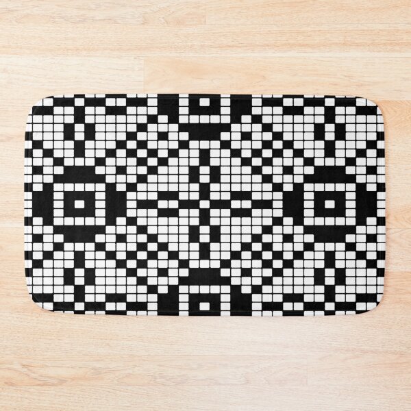 Item preview, Grid Paper White and Black Geometric Cross Pattern Vector Art designed and sold by taiche.