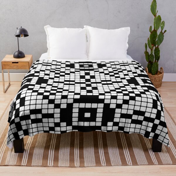 Item preview, Grid Paper White and Black Geometric Cross Pattern Vector Art designed and sold by taiche.