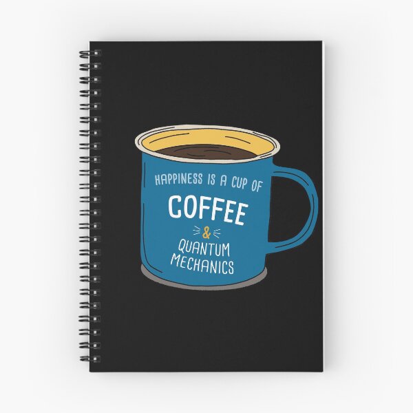 Artikelvorschau, Quantenmechanik & Kaffee macht glücklich entworfen und verkauft von orlumbuspirate.