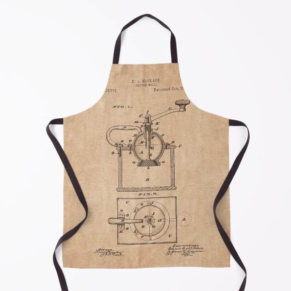 Item preview, PATENT DRAWING / 1890 - Coffee Mill - Vintage designed and sold by danielcoulmann.