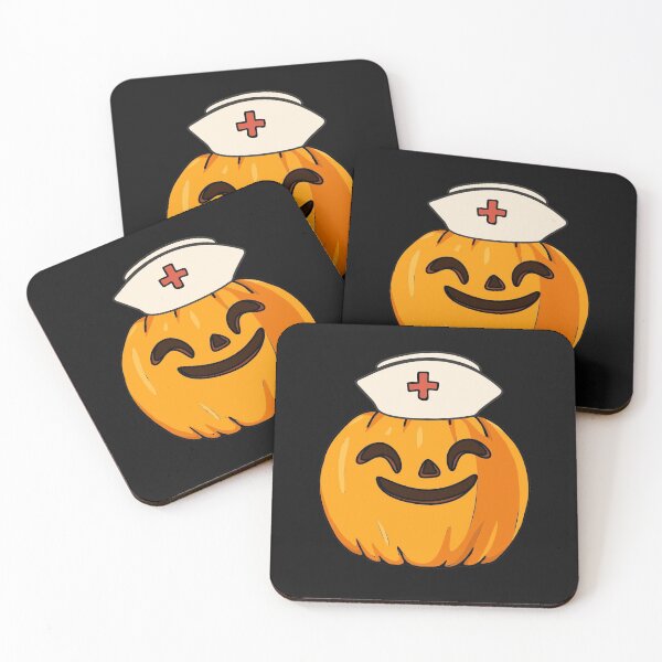 Item preview, Happy Nurse Pumpkin Face Kawaii Halloween Costume Funny Carving Nursing Gifts  designed and sold by alenaz.