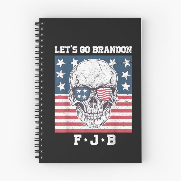 Aperçu de l'œuvre Let's Go Brandon Tee Conservative Anti Liberal US Skull Flag T-Shirt créée et vendue par Bobby-Bancel.