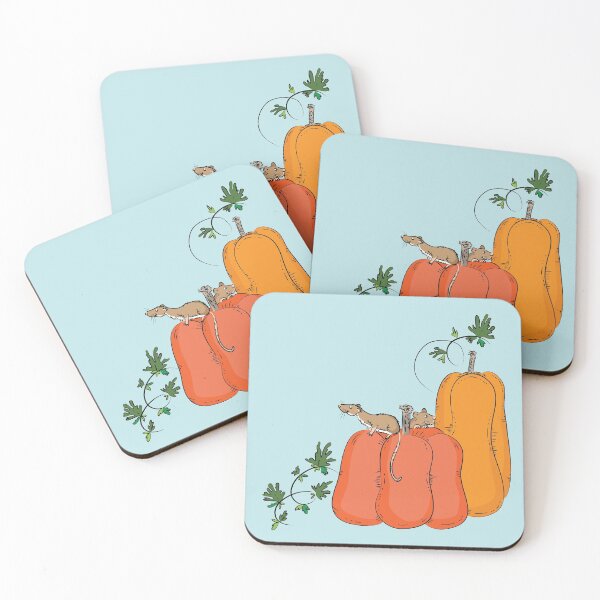 Item preview, Fall rats and pumpkins designed and sold by FunnyChameleon.