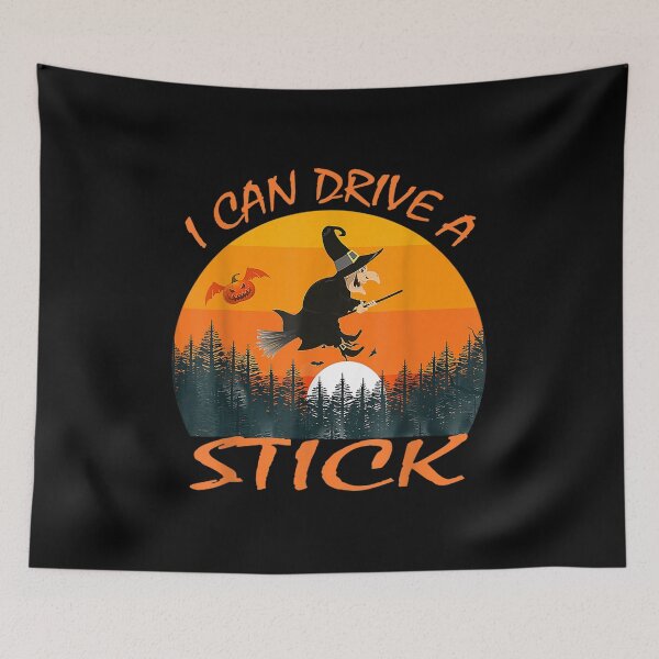 Item preview,  Yes Can Drive Stick Halloween Costume Old Witch designed and sold by idabry.