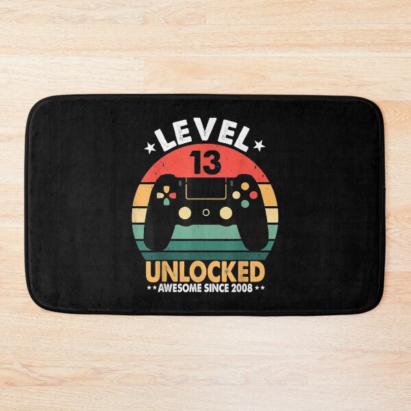 Item preview,  Level 13 Unlocked Awesome 2008 13th Birthday Gaming Vintage designed and sold by idabry.